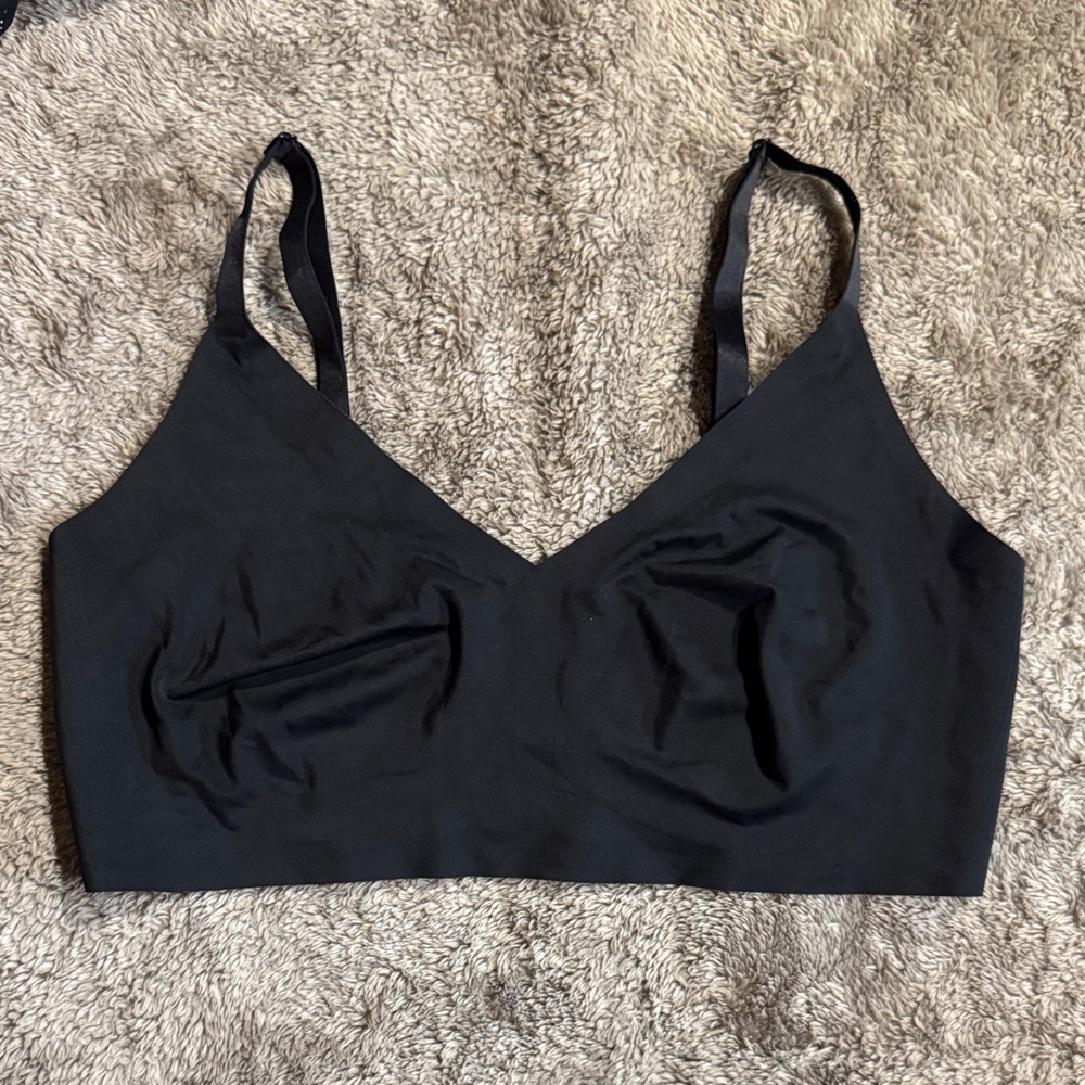 Calvin Klein Black V-Neck Bralette